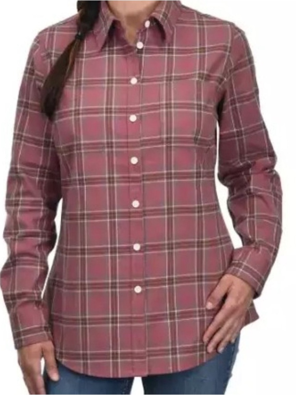 Ridgecut toughwear corpcore flex plaid flannel long sleeve button up shirt XL